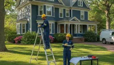 Professional plumber truck for plumbing repair services in Wellesley, MA
