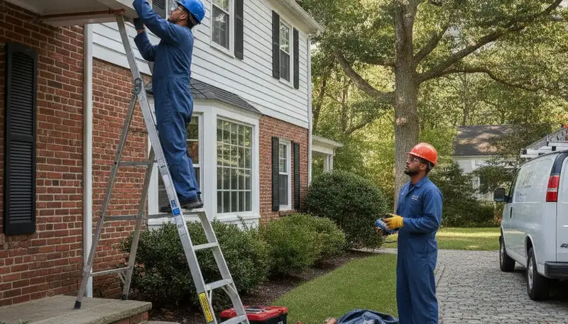 Wellesley, MA plumber repairing a leaking pipe for residential plumbing service