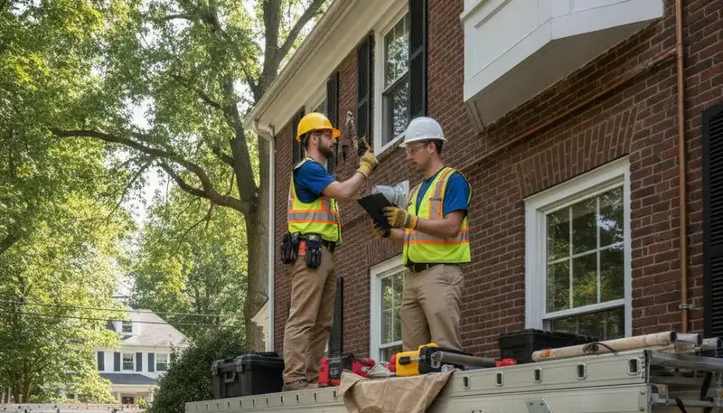 Plumber repairing a leak in Wellesley, MA for professional plumbing repair service