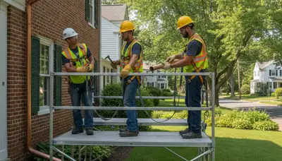 Professional plumber repairing a pipe in Wellesley, MA for plumbing repair service