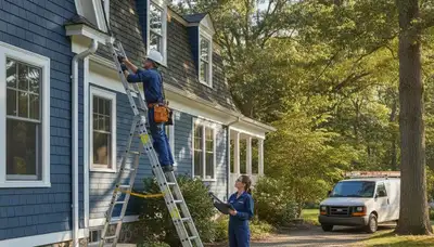 Plumber repairing a pipe in Wellesley, MA for reliable plumbing service