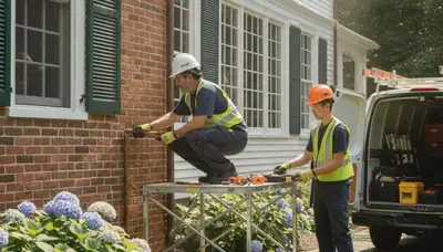 Plumber repairing a sink in Wellesley, MA for plumbing repair service