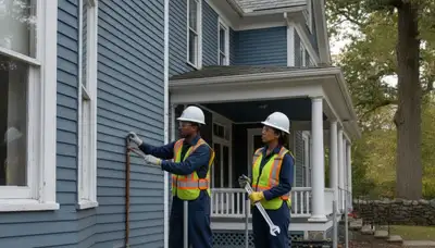 Plumber repairing plumbing in Wellesley, MA for residential service calls