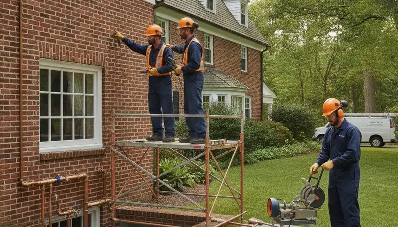 Licensed plumber providing plumbing repair services in Wellesley, MA