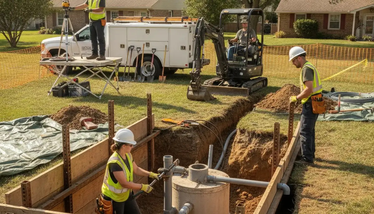 Septic repair technician for Wellesley, MA homes by On Call Plumbers