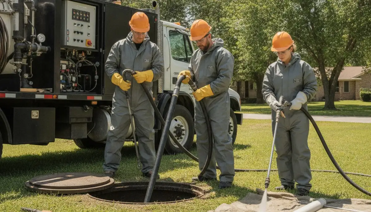Septic tank cleaning service for Wellesley, MA homes by On Call Plumbers