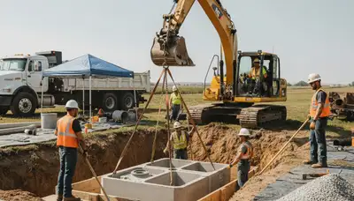 Septic tank installation for Wellesley, MA homes by On Call Plumbers
