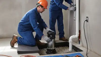 Sump pump installation for Wellesley, MA homes to prevent basement flooding
